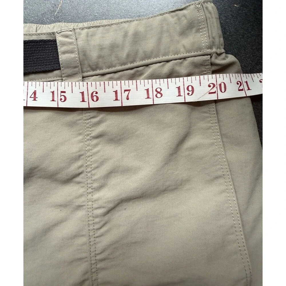 The North Face Shorts Mens XXL 2XL Beige Hiking Trail Nylon Utility Gorpcore
